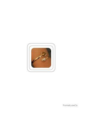 Gold Pearl Arm Cuff Bracelet Upper Arm Bangle Minimalist Armband Jewelry Women
